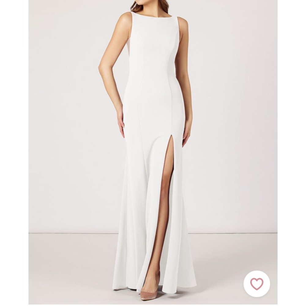 Trumpet/Scoop floor length dress